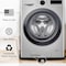 American Built Pro Washing Machine Pan, 30 in x 28 in, Durable HDPE Plastic, Black, Predrilled w Drain Hose Adapter WMSP-B1Drl - alternate 4